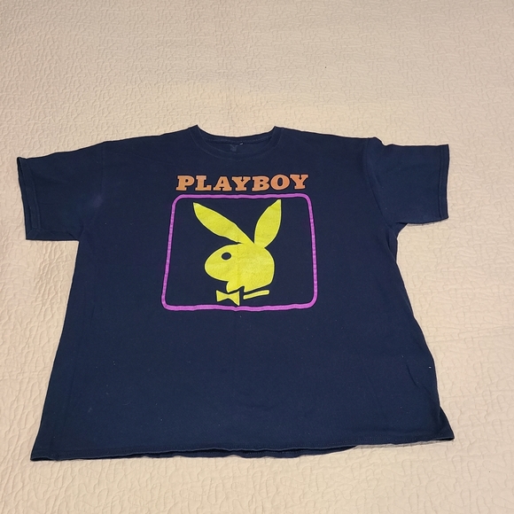 PLAYBOY logo T shirt size XL - Picture 2 of 4
